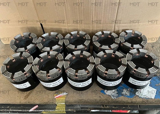 کیفیت  ISO9001 Standard NMLC BMLC NMLC HMLC Impregnated Diamond Core Bits For Granite کارخانه