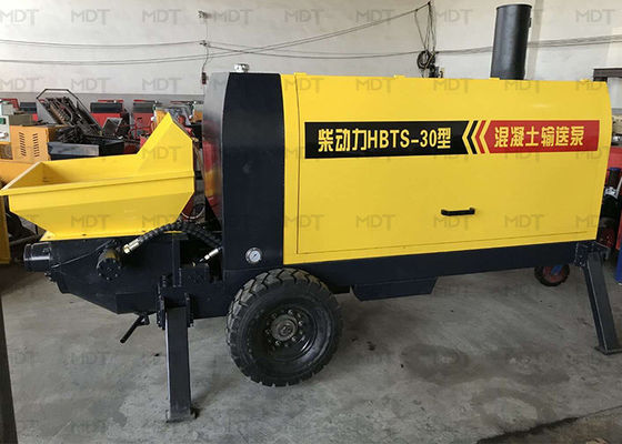 کیفیت  MDT-30 Small Shotcrete Machine Trailer Mounted Concrete Pump کارخانه