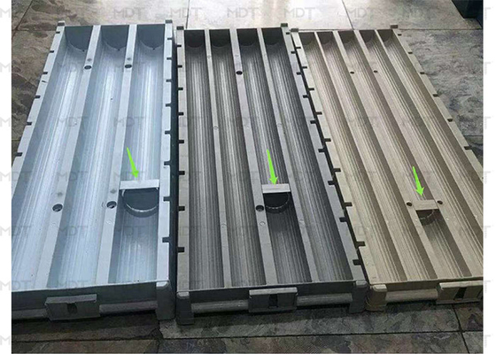 1 متر طول هسته نمونه جوراب ساق بلند جعبه هسته پلاستیکی دریل جعبه های هسته