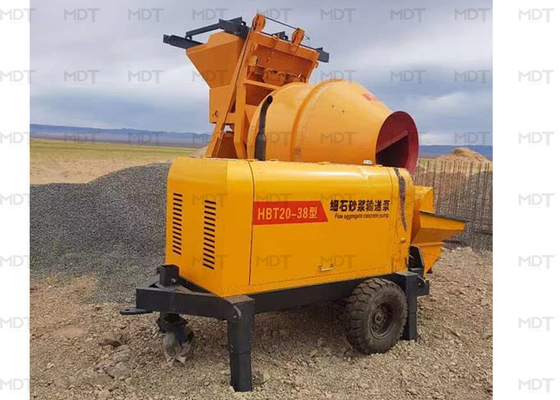 پمپ تزریق بتن 15m³/H تریلر MEGA DRILLTECH