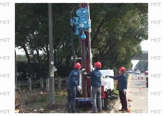 دستگاه حفاری چرخشی 50 متری 55KN لنگر دستگاه حفاری آبی